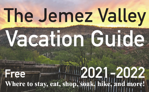 Click to download the free Jemez Valley Vacation Guide in PDF format